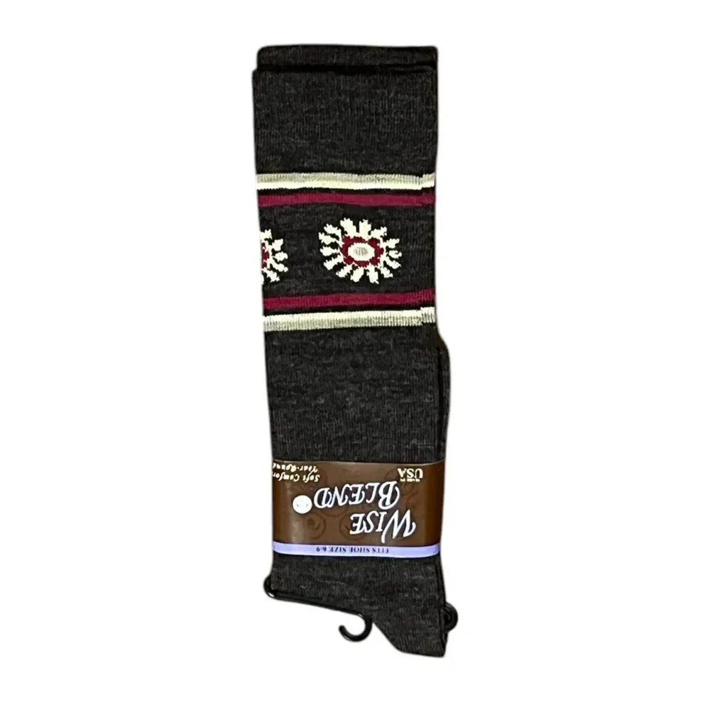 BOGO Wise Blend Women’s Merino Wool Blend Boot Socks,‎ Size M, NWT